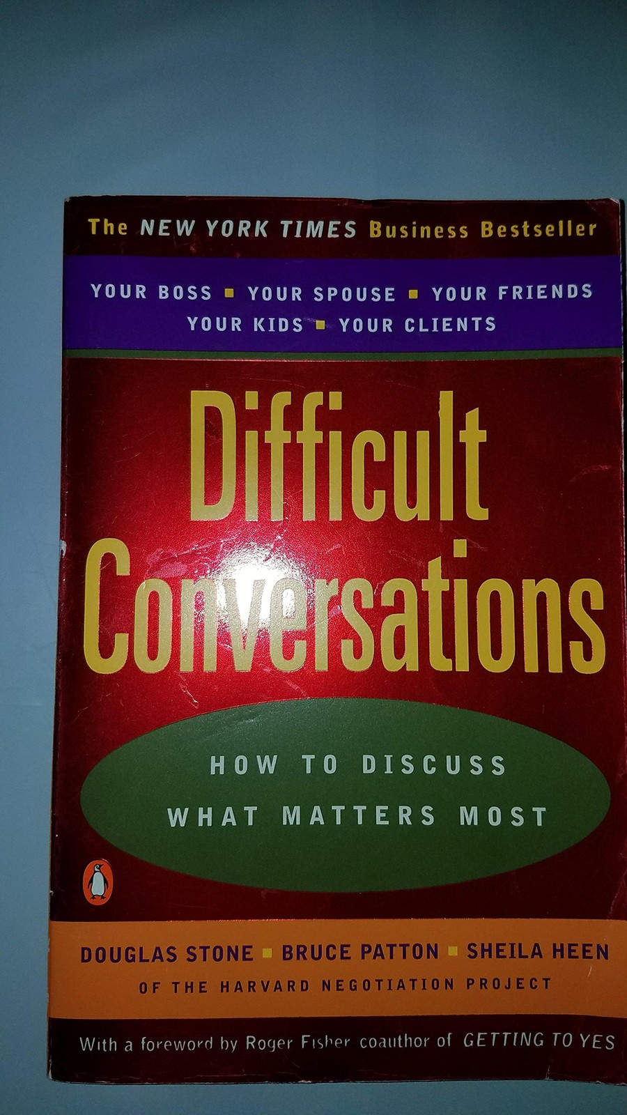 Difficult Conversations: How to Discuss What Matters Most – Douglas F Stone