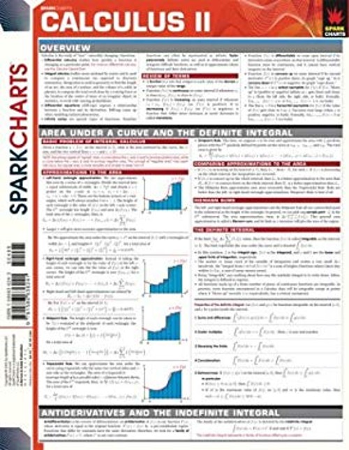 Calculus II Paperback SparkNotes Staff