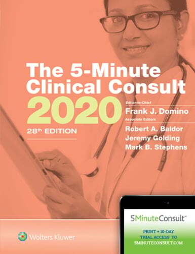 The 5-Minute Clinical Consult 2020 by MD Domino, Frank J: Used