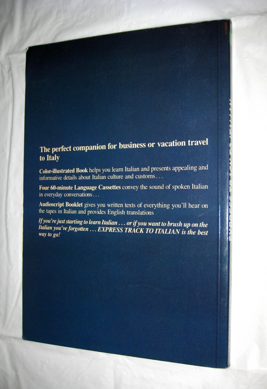 Express Track to Italian: A Teach Yourself Program BOOK ONLY (1990, Paperback)