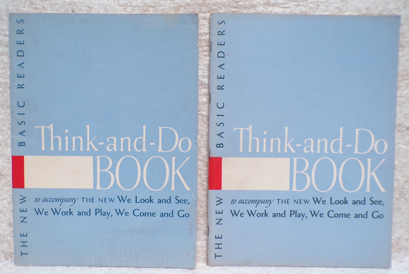 1951 THINK AND DO BOOK BASIC READERS LANGUAGE CURRICULUM 2 SCHOOL TEXT BOOKS