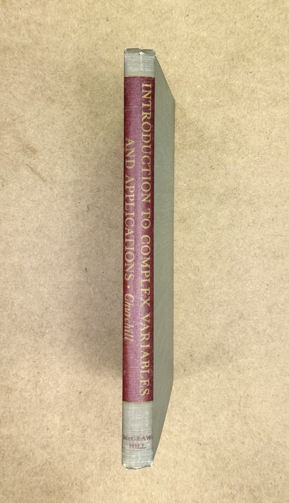 Vintage 1948 Complex Variables & Applications 1st Edition by Churchill HC