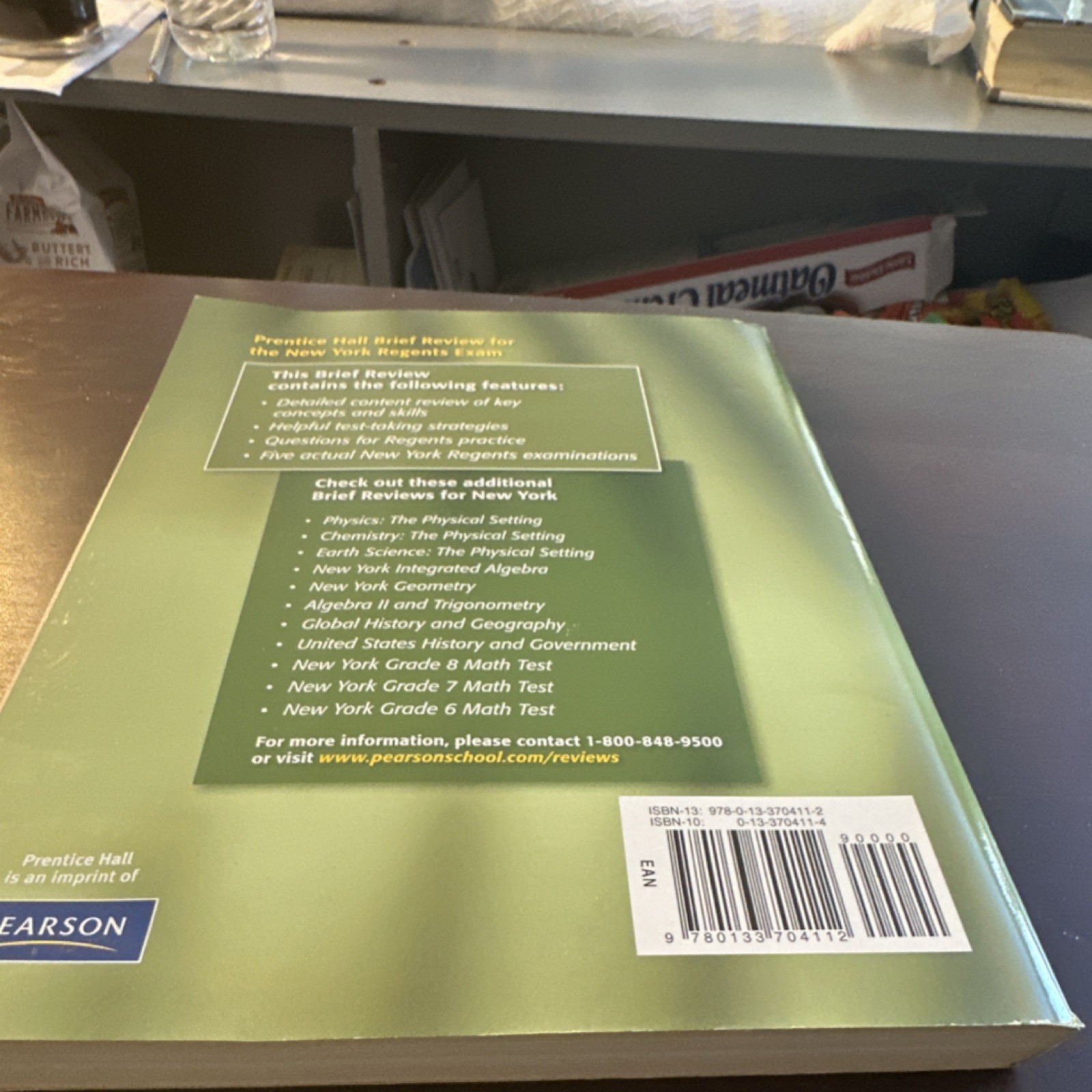 Prentice Hall Brief Review Pearson The Living Environment Bartsch Colvard Paper…