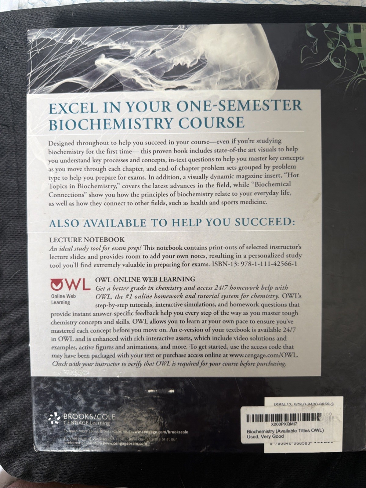 Available Titles Owl Ser.: Biochemistry by Mary K. Campbell and Shawn O. Farrell