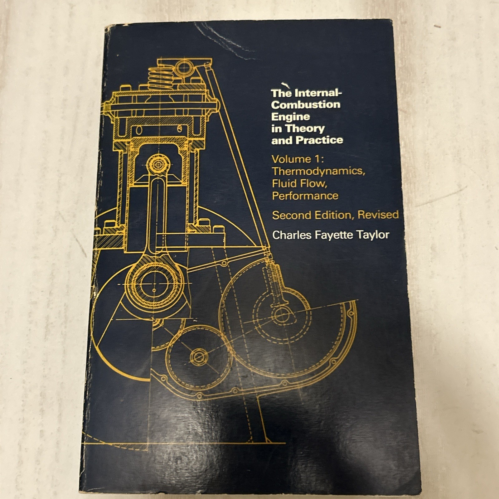 The Internal Combustion Engine In Theory Practice Volume 1 Book With 4 Charts