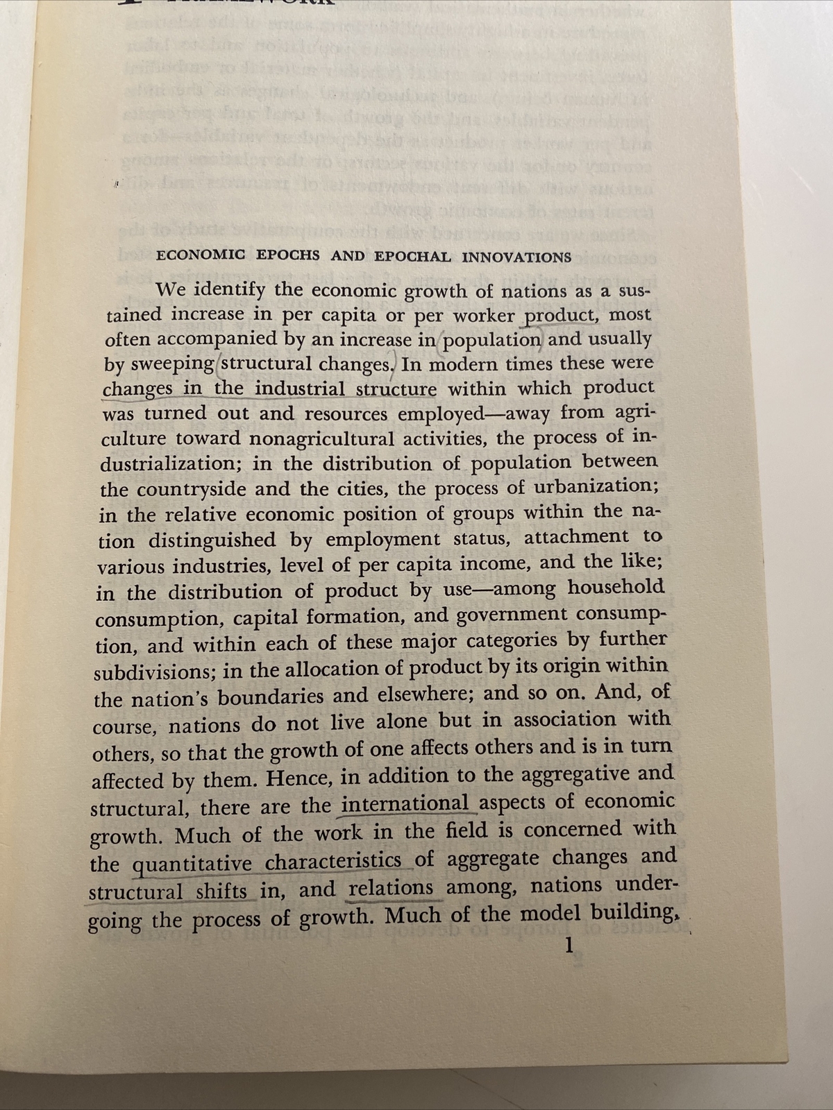 MODERN ECONOMIC GROWTH: RATE, STRUCTURE AND SPREAD By Simon Kuznets ab5