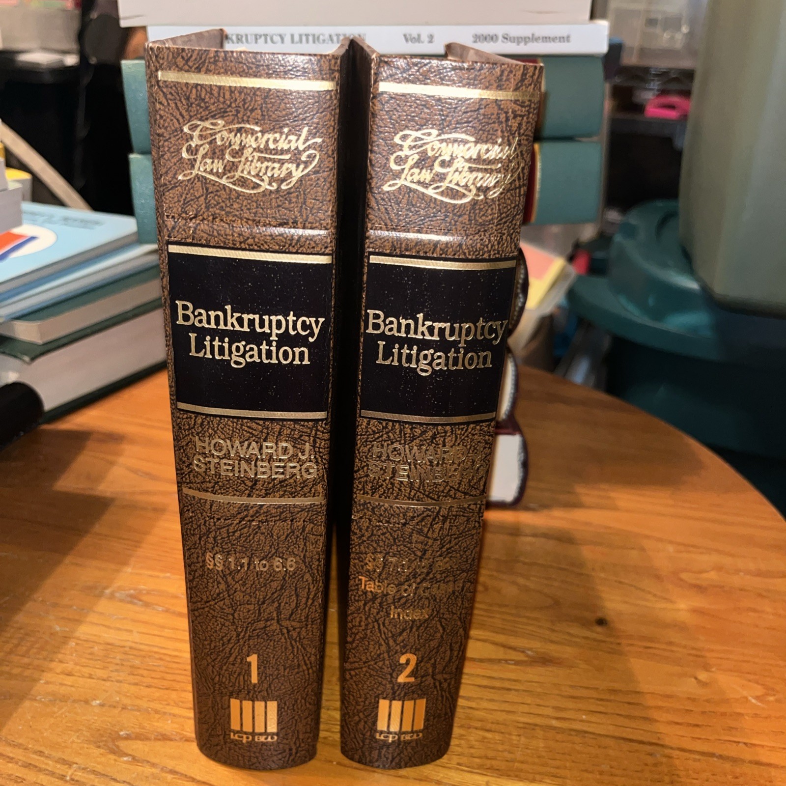 Vtg 1989 Bankruptcy Litigation Commercial Law Library Howard J Steinberg 1-2