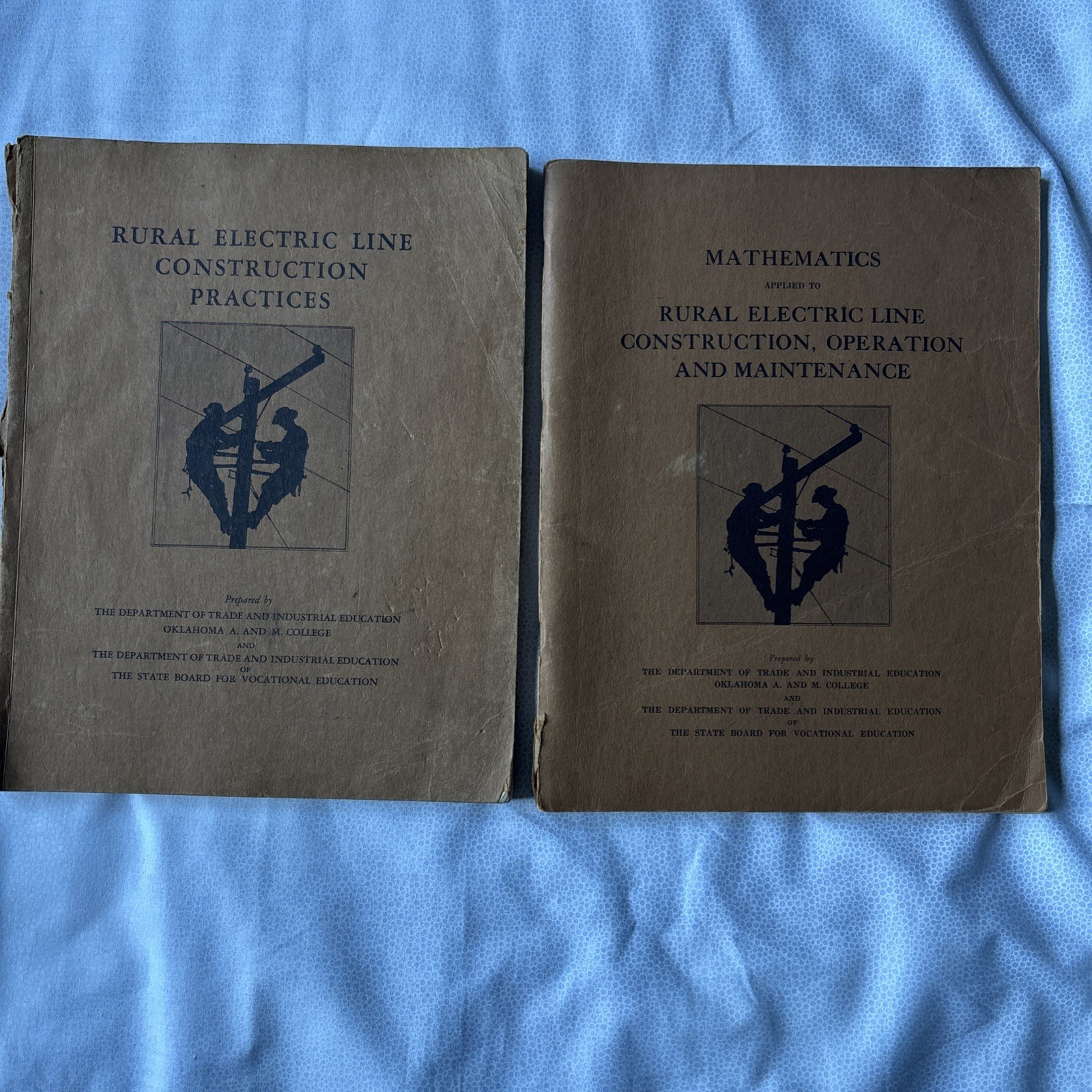 Rural Electric Lineman, Construction Practices, And Mathematics Training Manuals