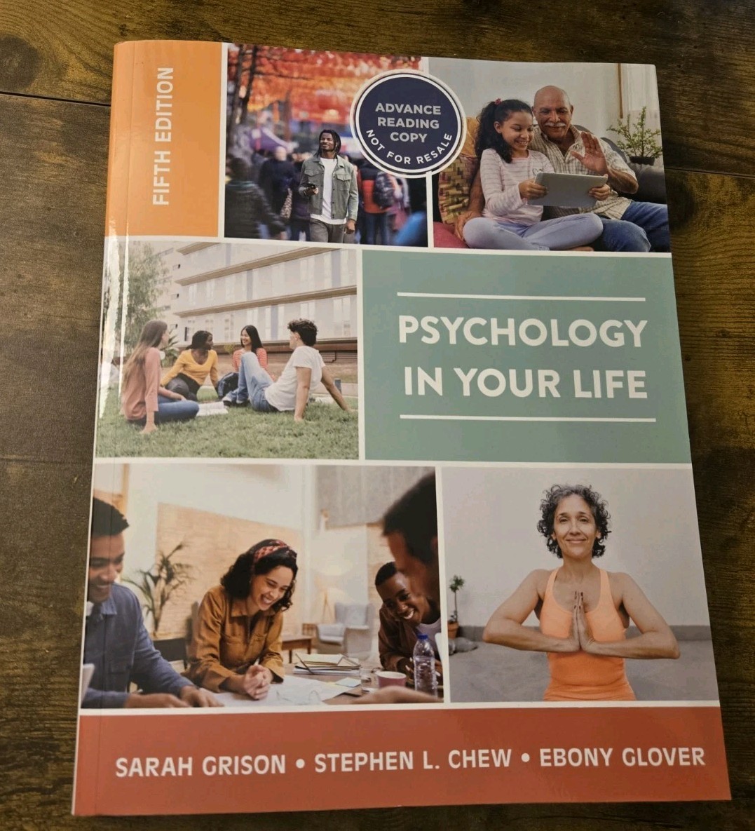 Psychology In Your Life 5th Edition Softcover Grison Chew Glover – NEW!