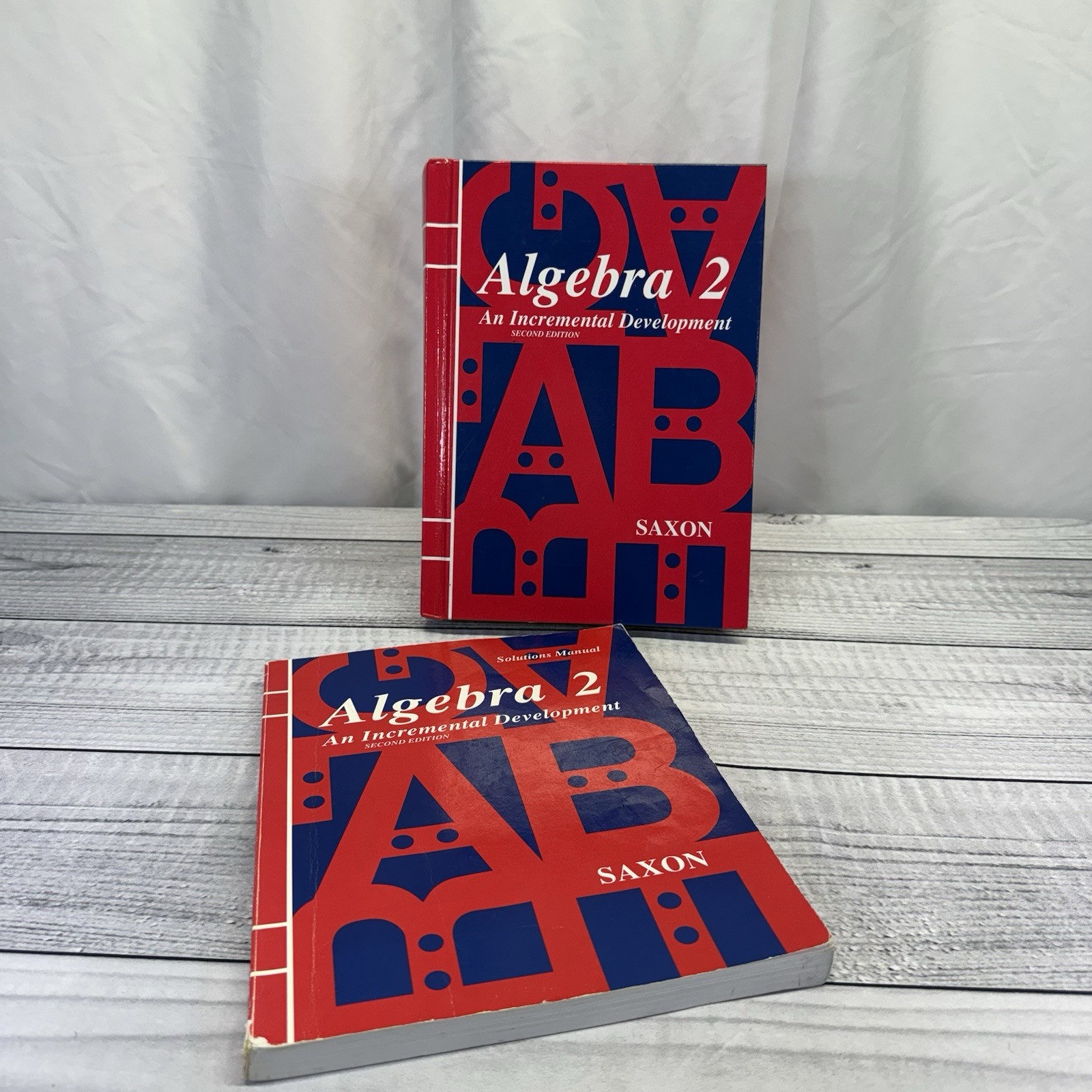 Saxon Algebra 2 Set: Textbook & Solutions Manual 2nd Edition Homeschool Math