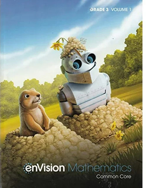 NEW Grade 3rd 3 enVision MATH STUDENT EDITION Volumes 1 & 2 2020