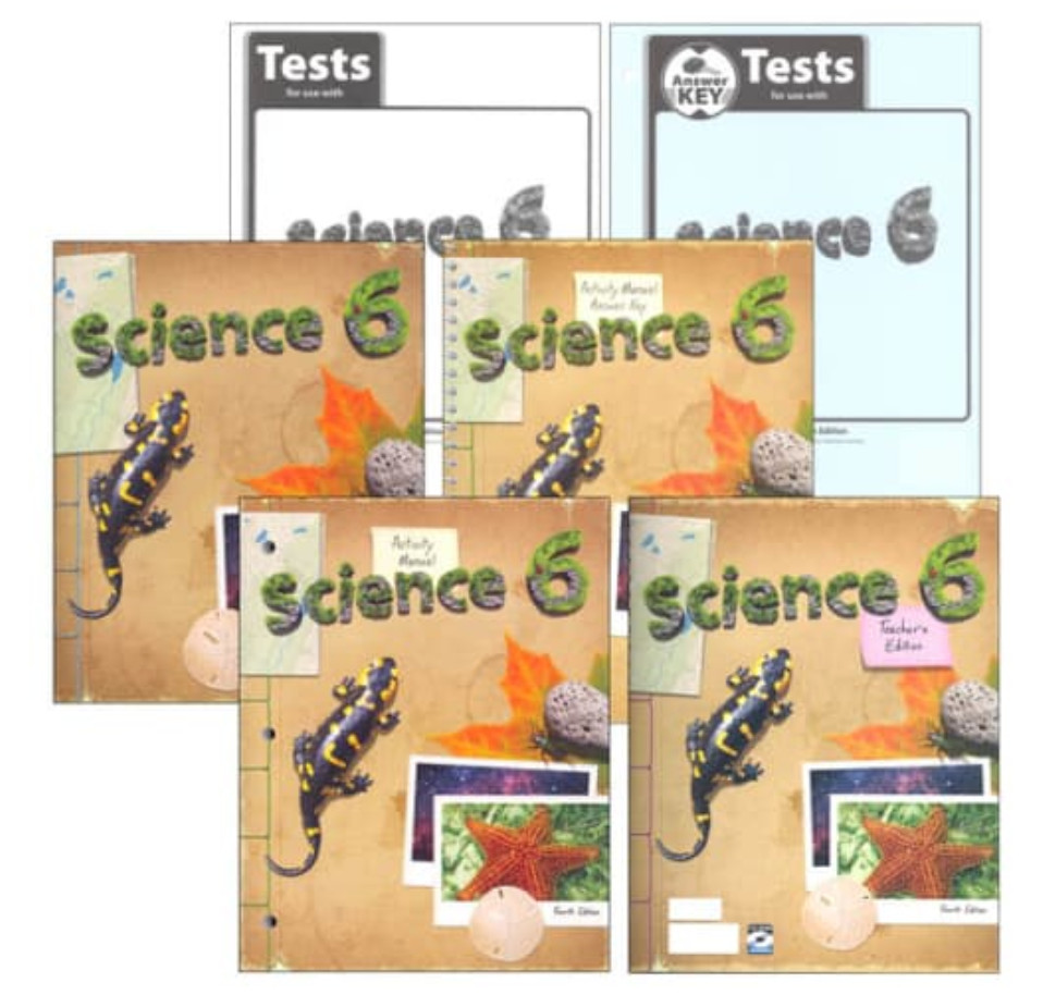 NEW BJU Bob Jones 6th grade SCIENCE 6 Complete Subject Kit CURRENT 4thEd Box Set