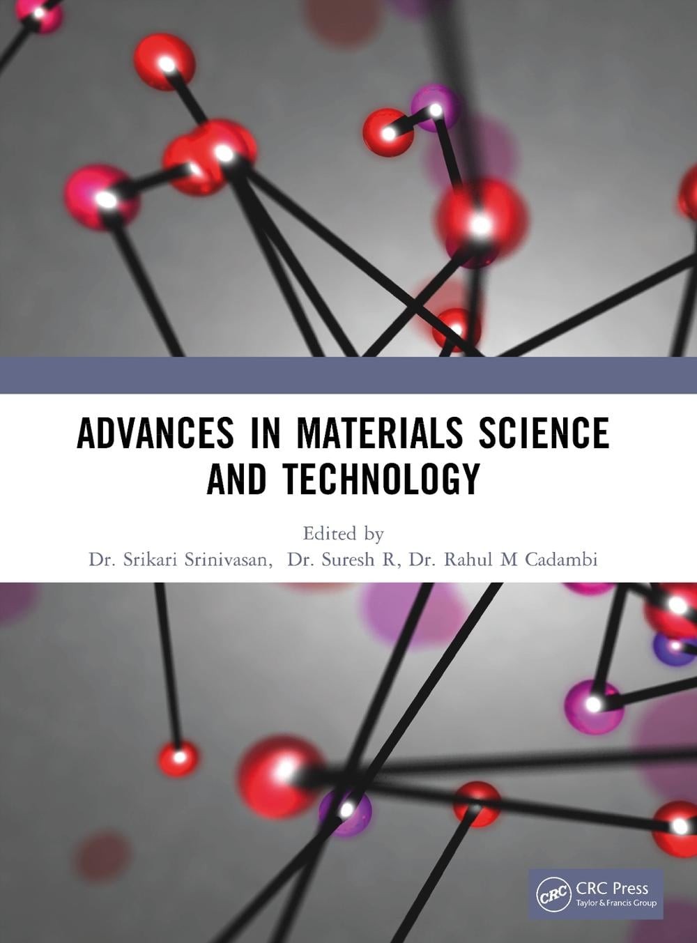 Advances in Materials Science and Technology by Srikari Srinivasan Paperback Boo