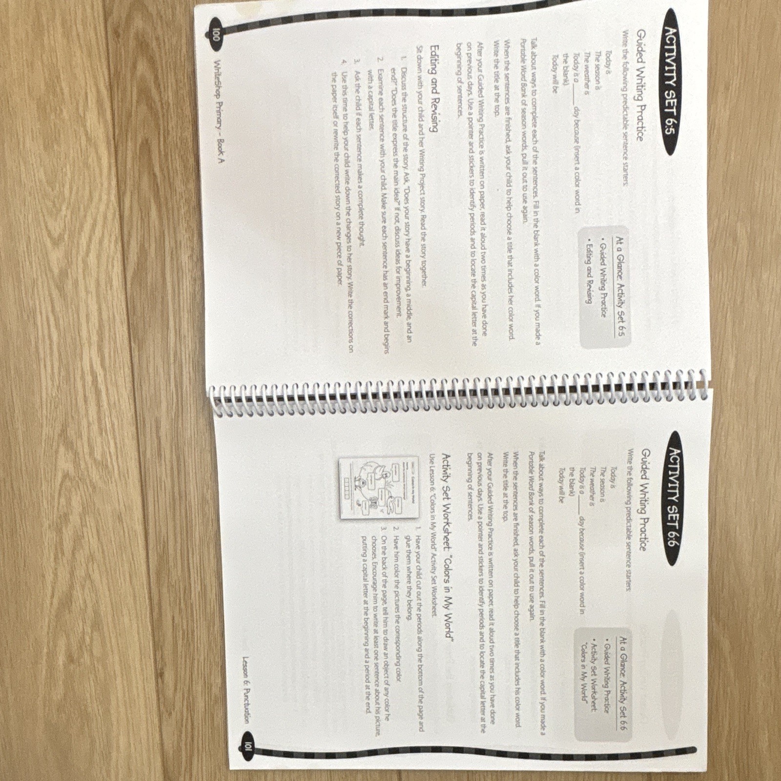 WriteShop Primary Teacher’s Guide Instructor Guide Spiral – No Markings