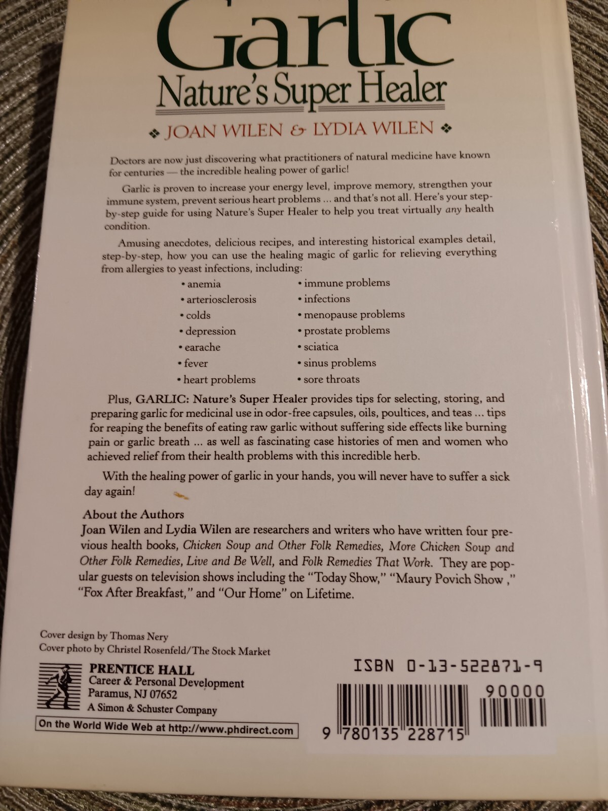 Garlic: Nature’s Super Healer by Wilen, Joan
