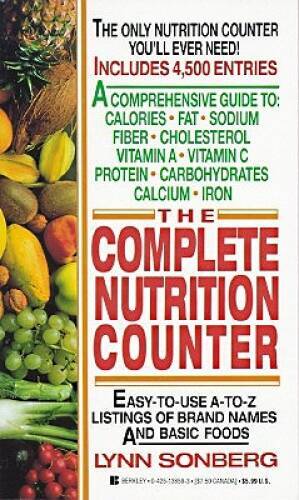 The Complete Nutrition Counter – Mass Market Paperback By Sonberg, Lynn – GOOD