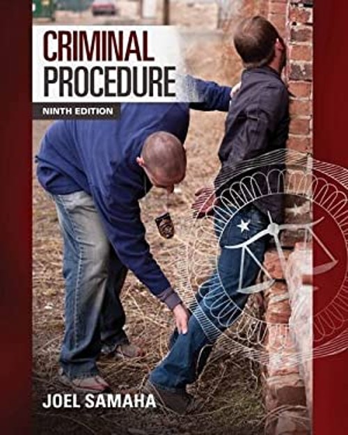 Criminal Procedure Hardcover Joel Samaha
