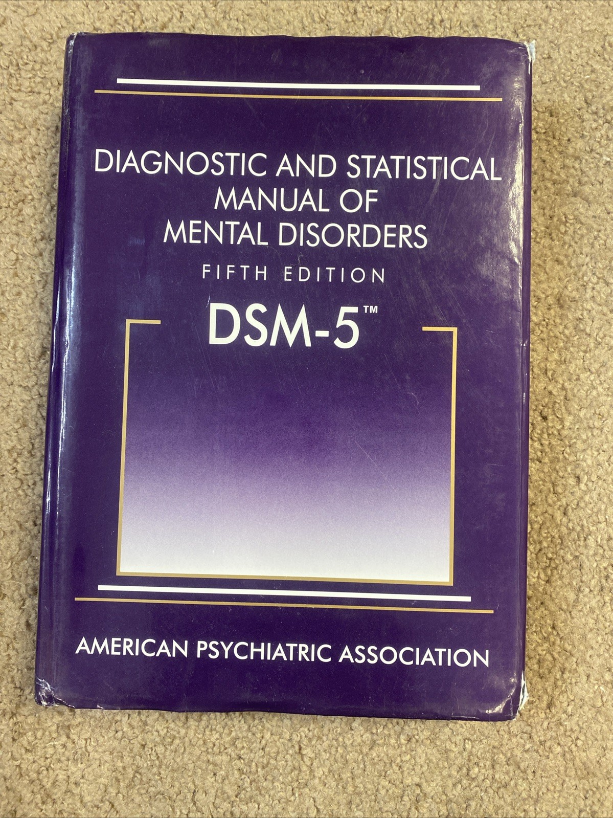 Diagnostic and Statistical Manual of Mental Disorders DSM-5 by American…