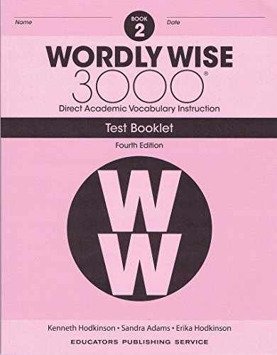 Wordly Wise, Grade 2 Test Booklet – Paperback, by Hodkinson Kenneth – Very Good