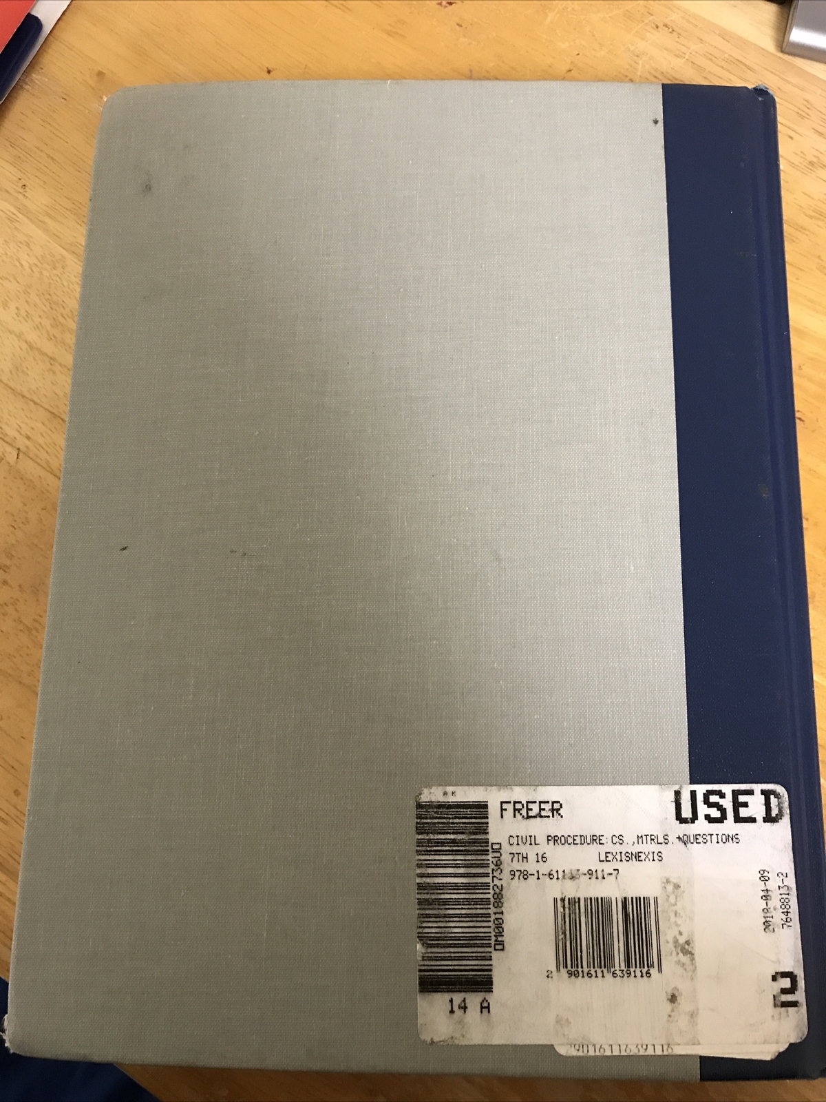 Civil Procedure Cases, Materials, & Qs Textbook – Richard Freer Seventh Edition