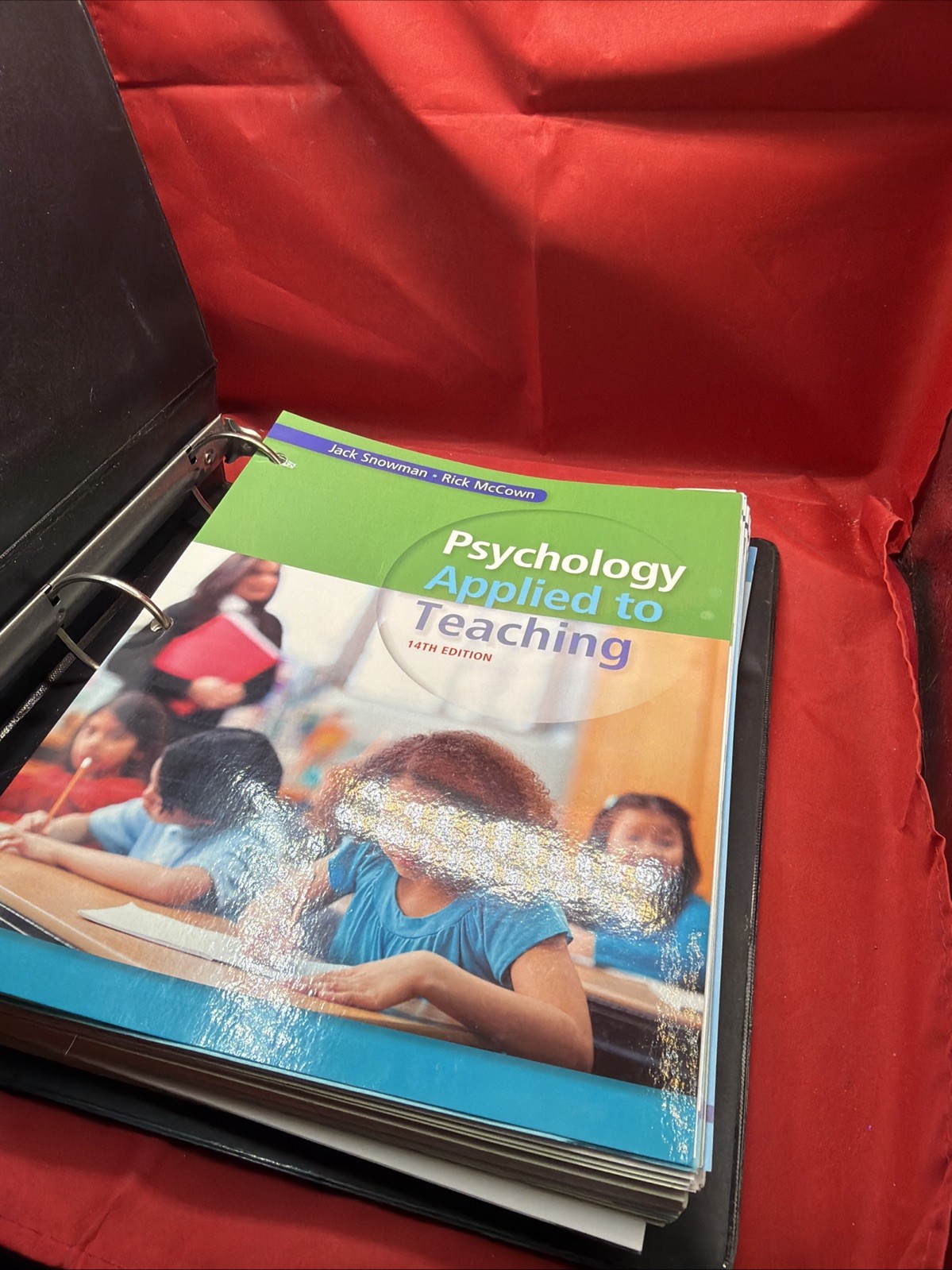 Psychology Applied to Teaching by Jack Snowman and…14 th Edition