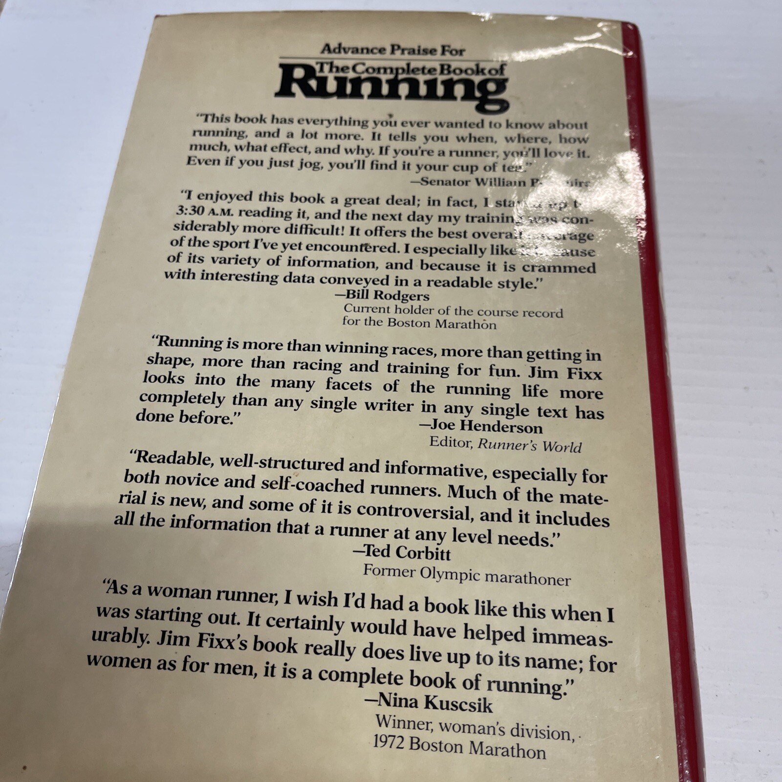 The Complete Book of Running – James F Fixx 1977