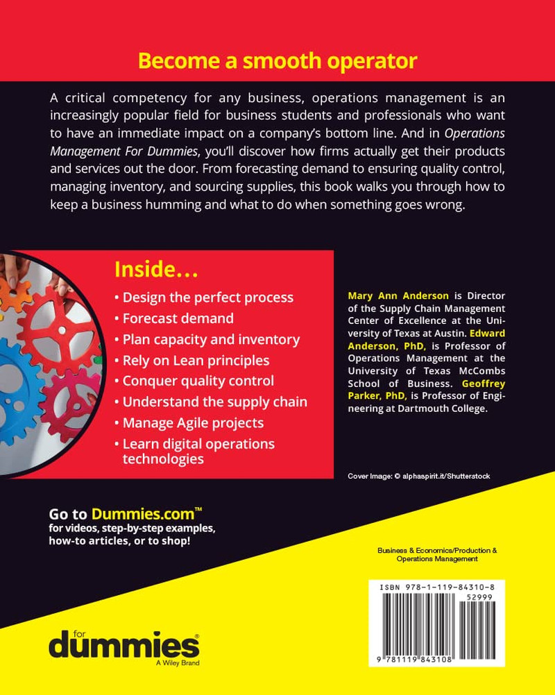 Operations Management for Dummies
