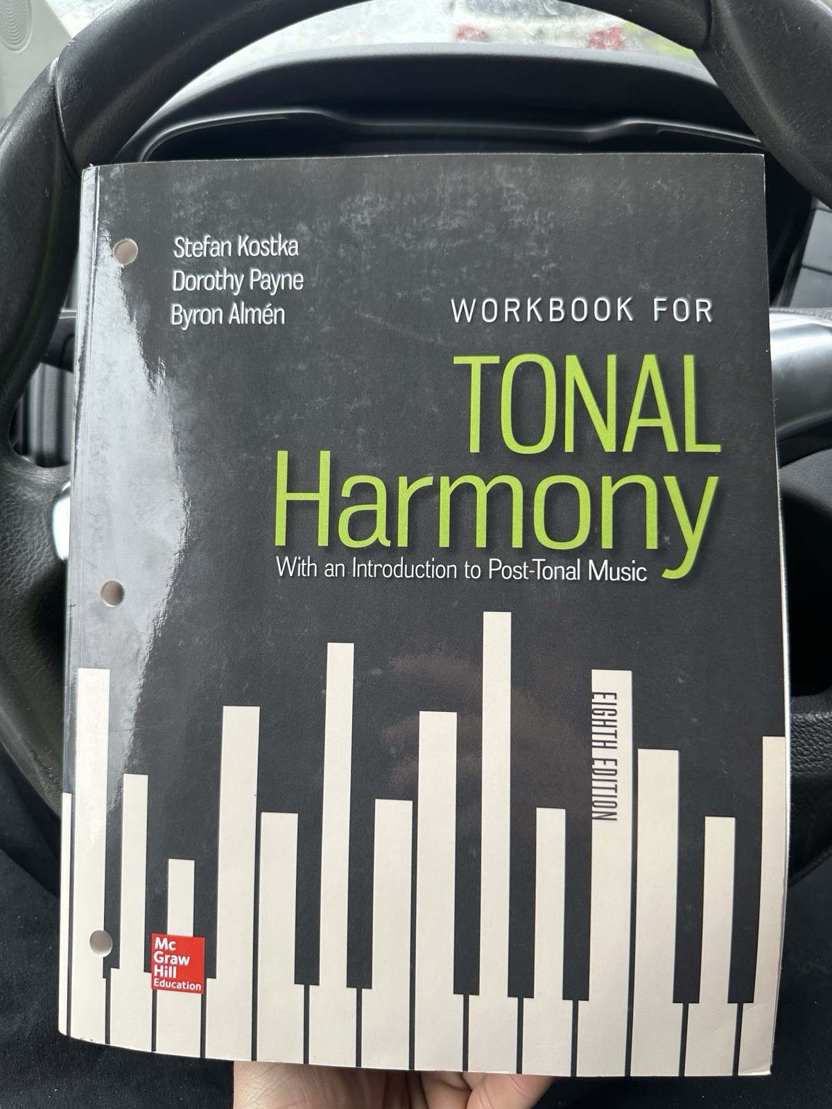 Workbook for Tonal Harmony by Stefan Kostka (2017, Trade Paperback)