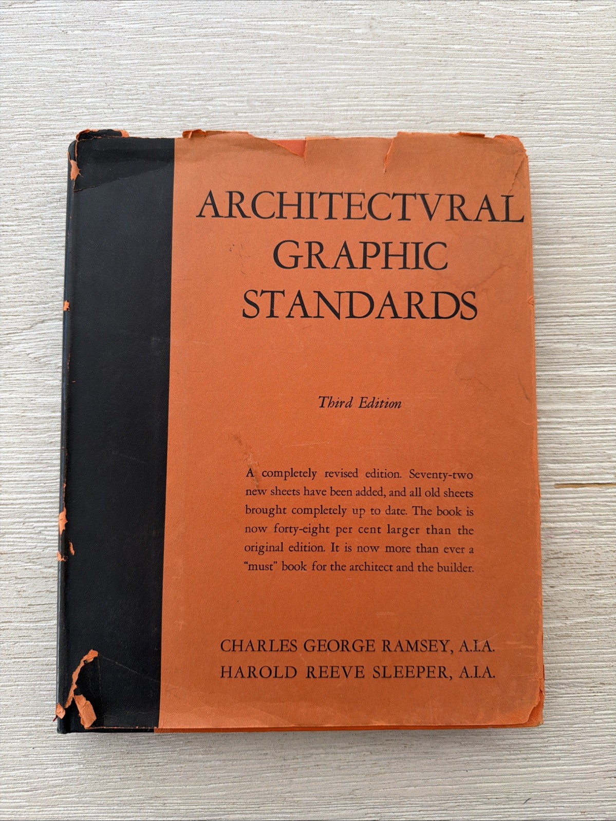 Architectural Graphic Standards 3rd Edition 1947 Charles Ramsey/Harold Sleeper