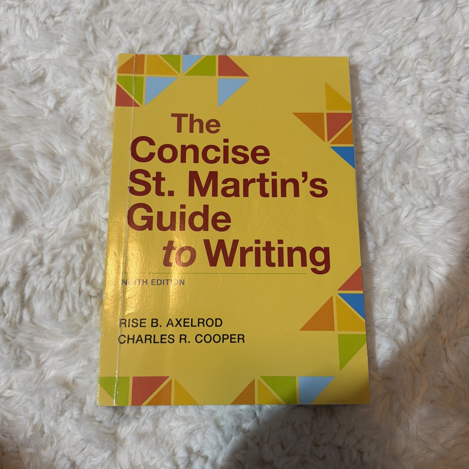 The Concise St Martins Guide to Writing – Paperback By Axelrod, Rise B –