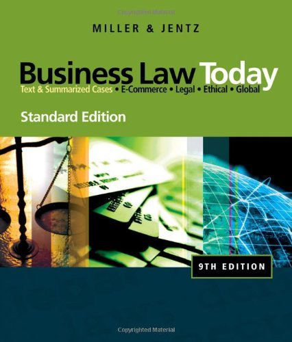 Business Law Today: Text & Summarized- 0324786522, Roger LeRoy Miller, hardcover