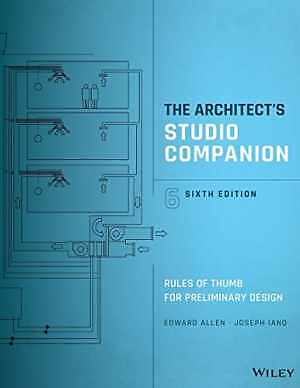 The Architect’s Studio Companion: – Paperback, by Allen Edward; Iano – Good