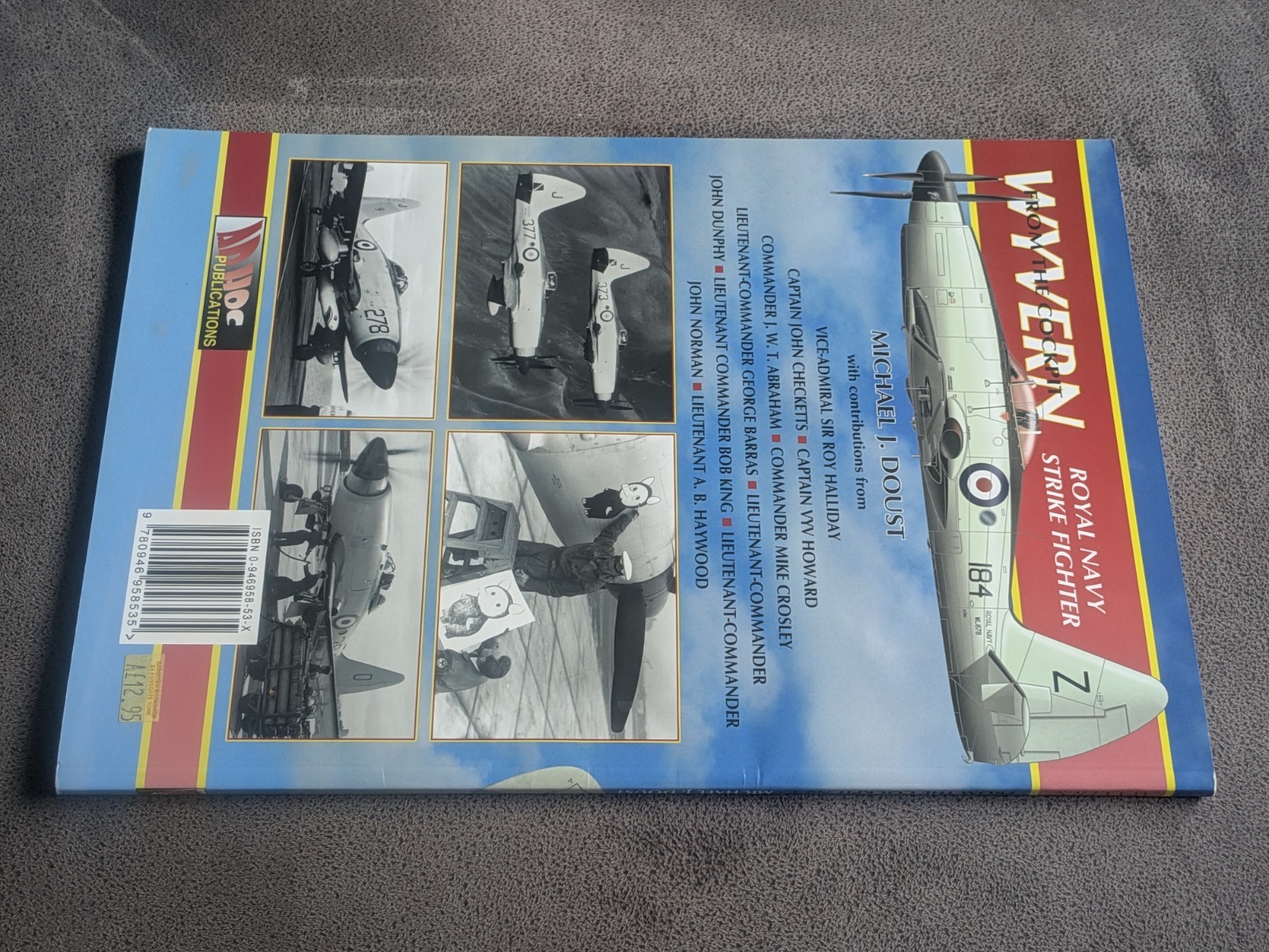 Wyvern From The Cockpit Fleet Air Arm ( Westland ) Royal Navy Adhoc Books