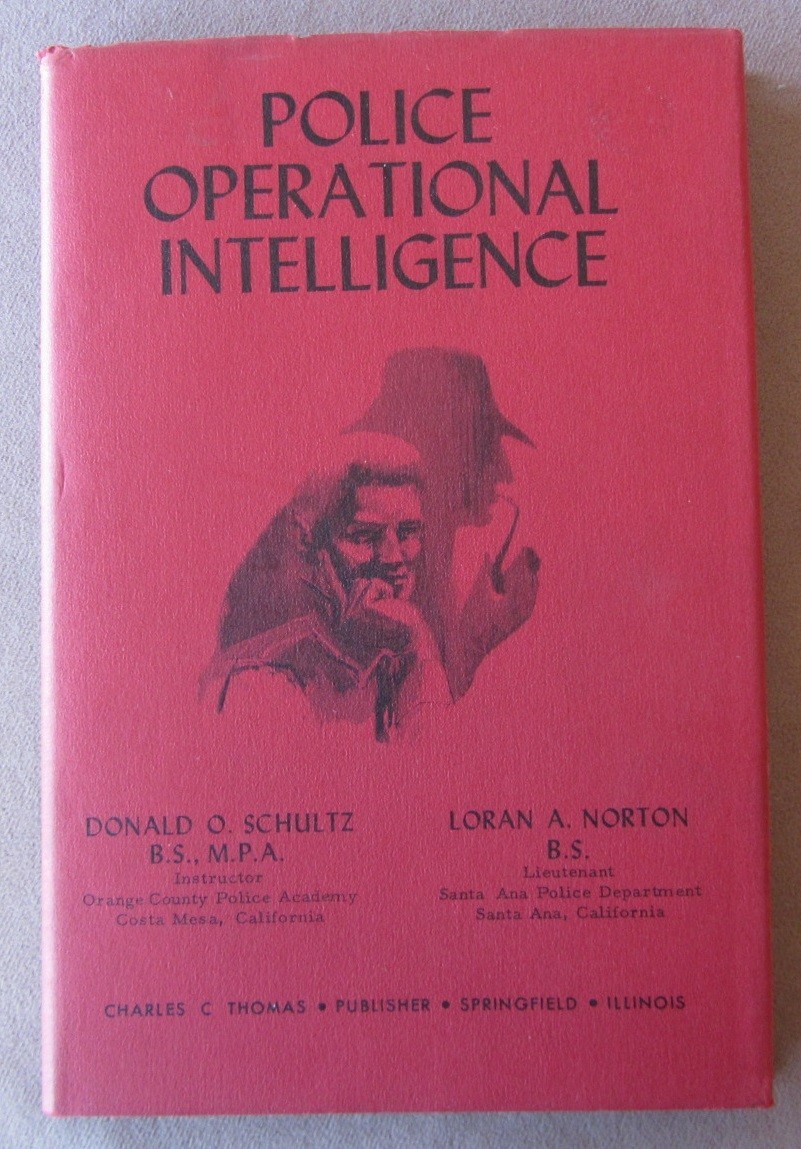 Police Operational Intelligence Textbook 1st Ed 1968 * Crime Surveillance more
