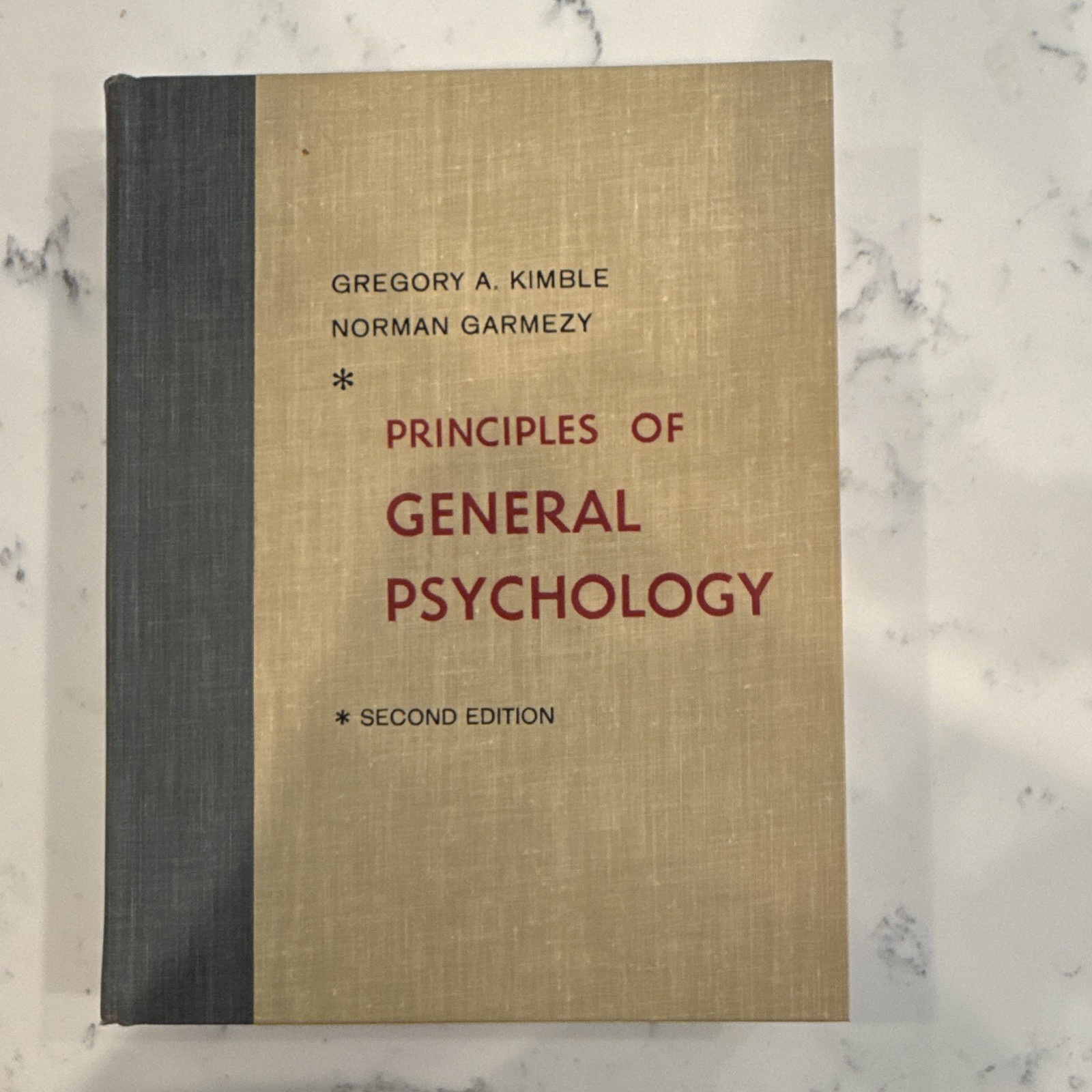 Principles of General Psychology 2nd Ed Kimble & Garmezy 1963 HC Ronald Press
