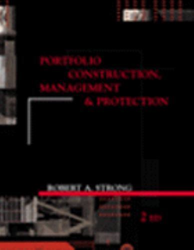 Portfolio Construction, Management and Protection by Robert A. Strong