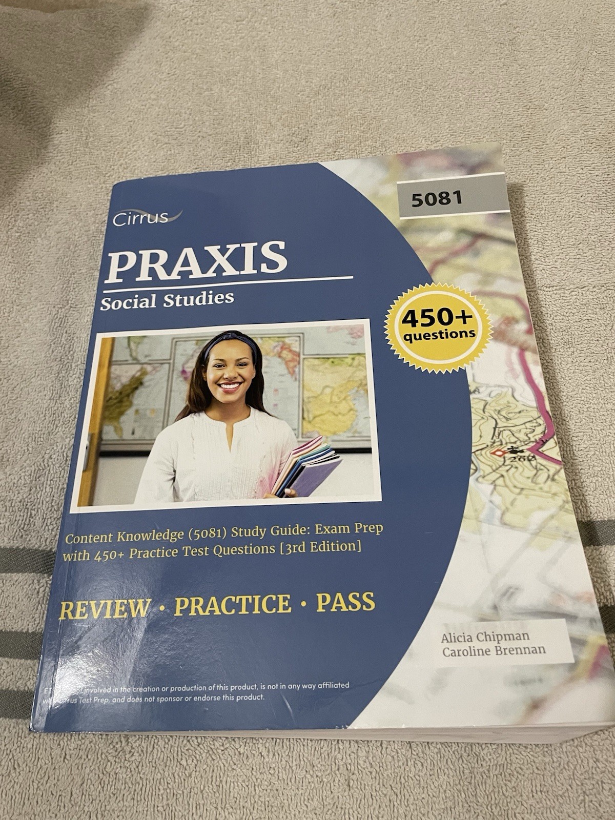Praxis Social Studies Content Knowledge 5081 Study Guide Exam Prep GOOD