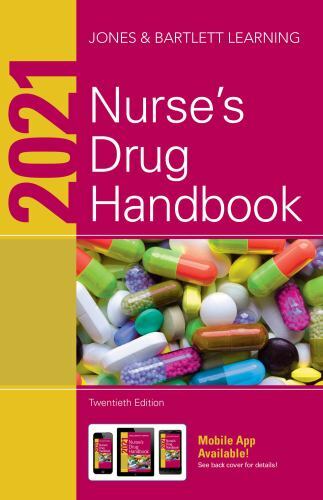 2021 Nurse’s Drug Handbook by Jones &. Bartlett Learning