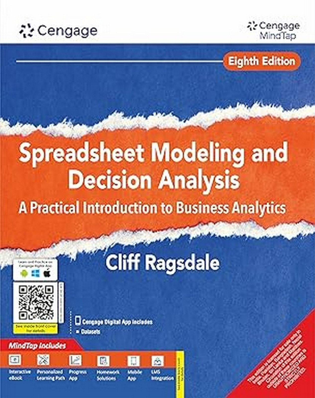 New: Spreadsheet Modeling & Decision Analysis by Cliff Ragsdale 8th INTL ED
