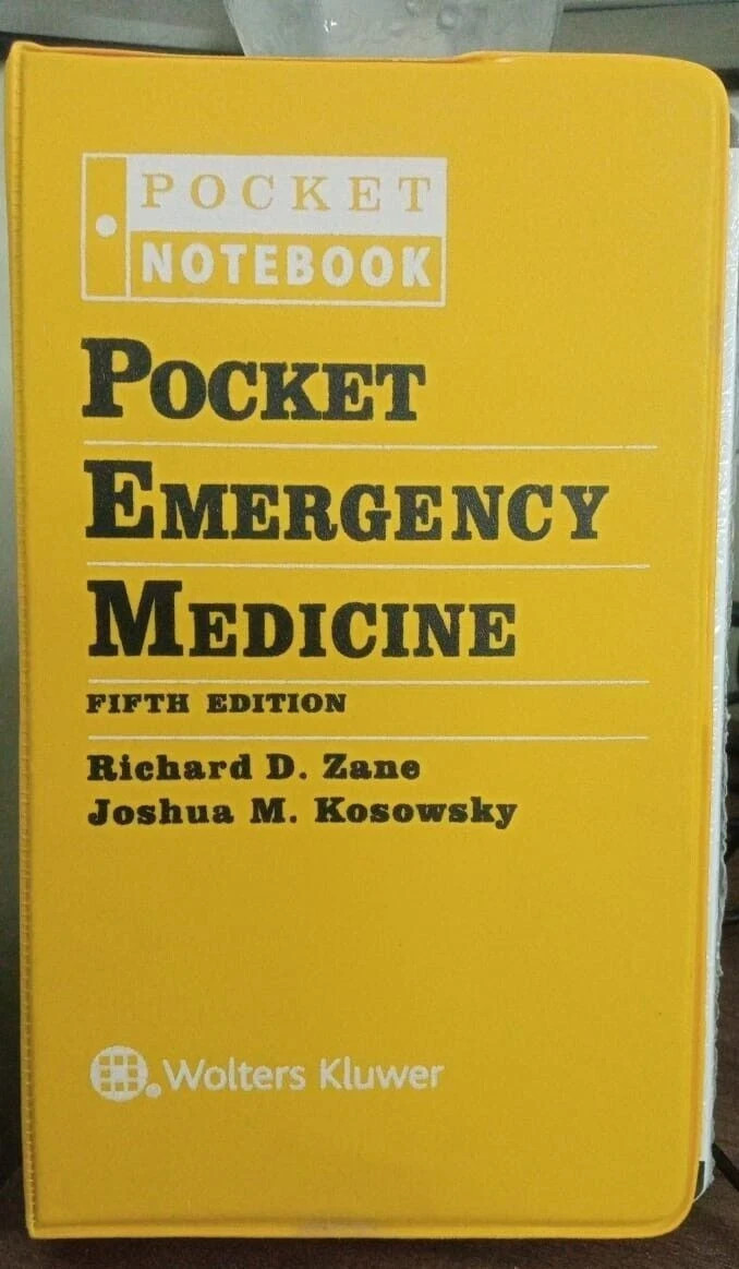 Pocket Emergency Medicine 5th editon hardcover from usa ship