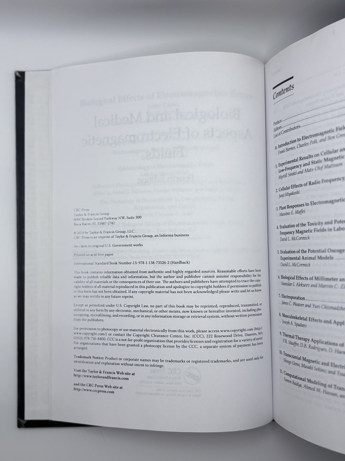 Biological and Medical Aspects of Electromagnetic Field 4th Ed by Frank Barnes