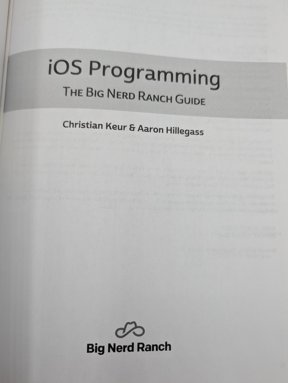 iOS Programming: The Big Nerd Ranch Guide (7th Edition) – Paperback – GOOD