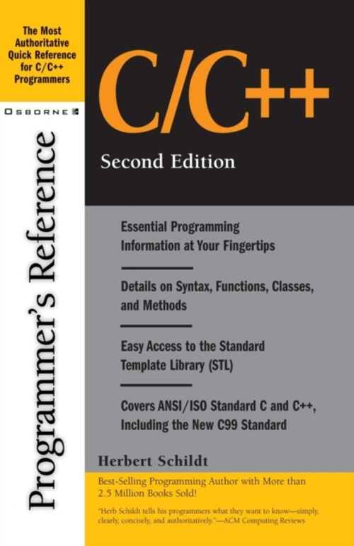 C++ Programmer’s Reference Paperback Herbert Schildt