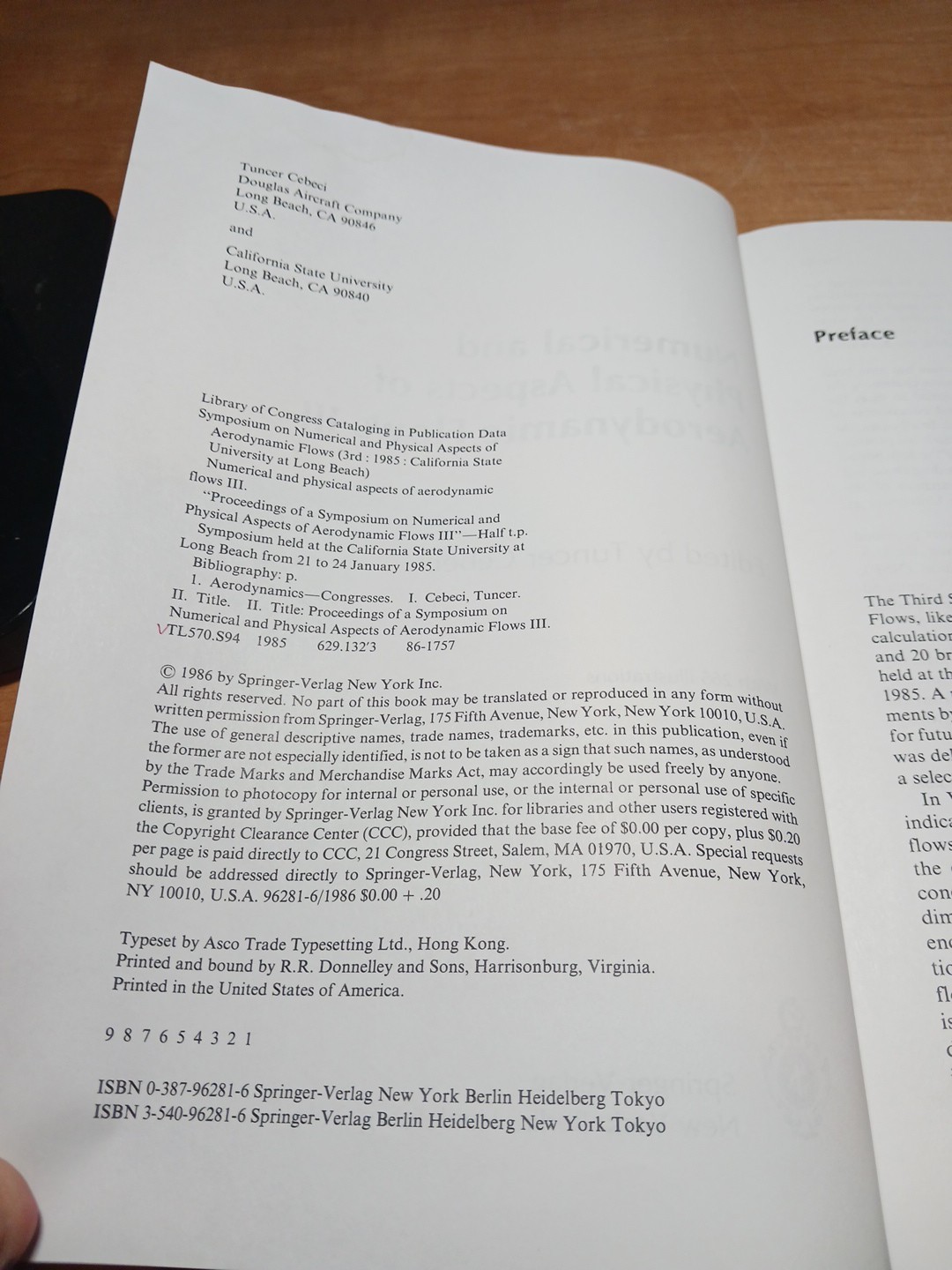 Numerical and Phyical Aspects of Aerodynamic Flow III by T. Cebeci (Eng) 1985