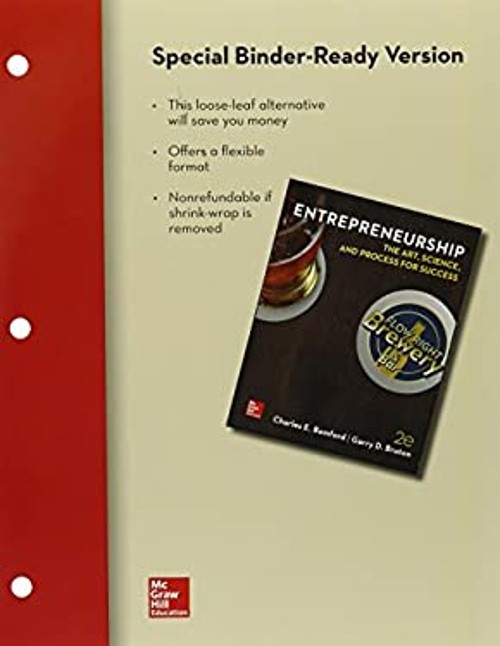 Loose-Leaf for Entrepreneurship: the Art, Science, and Process fo