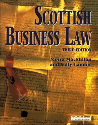 Scottish Business Law By Moira Macmillan