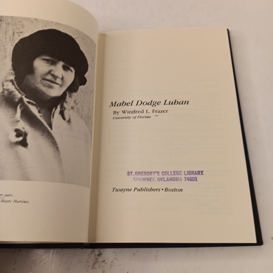 Mabel Dodge Luhan by Winifred L. Frazer HC (1984)