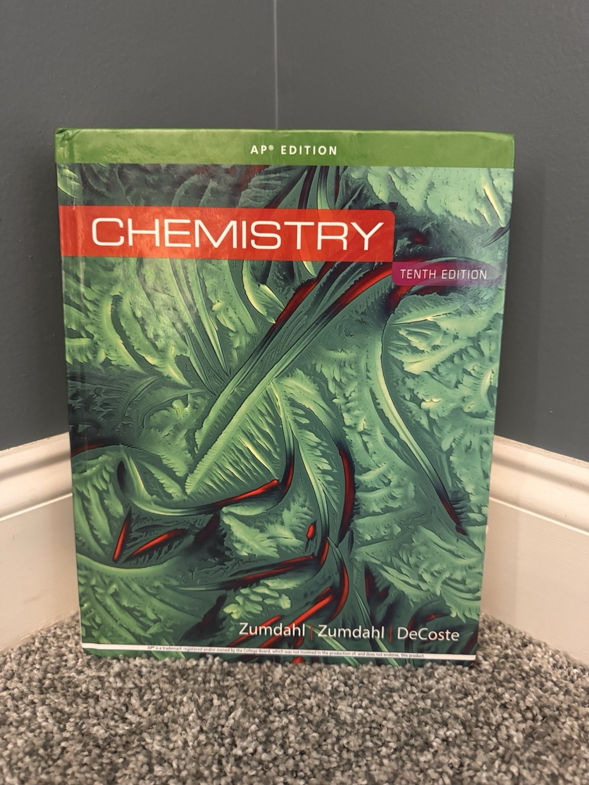 Chemistry Hardcover Textbook Zumdahl AP Edition Tenth Edition Very Good