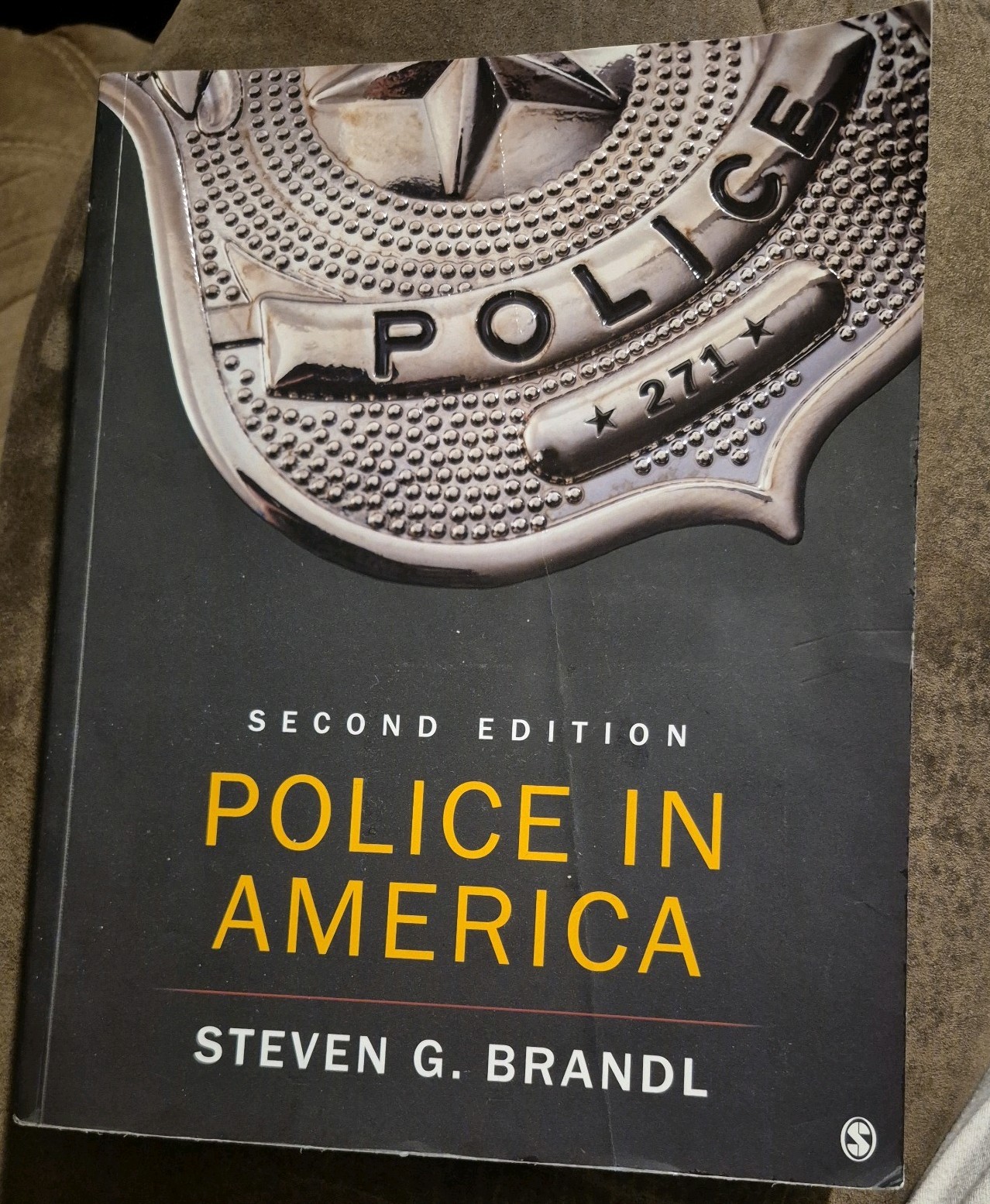 Police in America Second Edition by Steven G Brandl ISBN 9781544375816