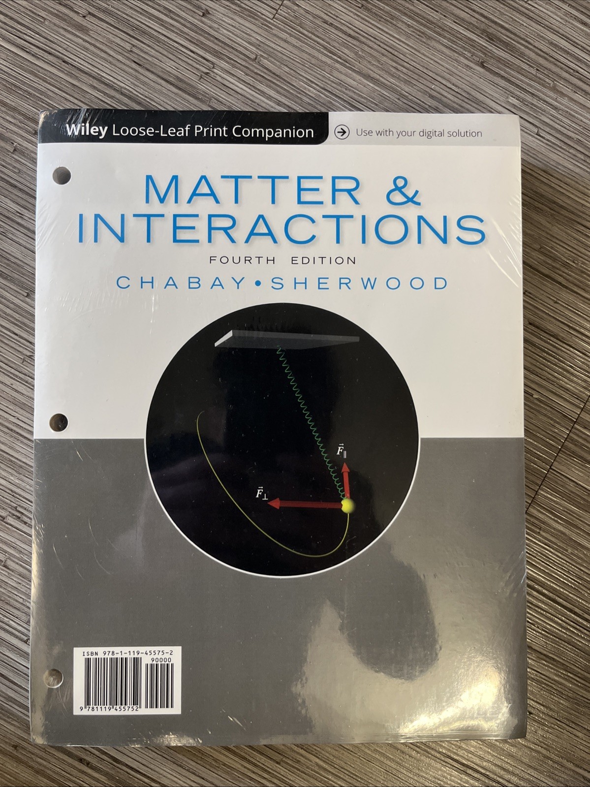 Matter and Interactions by Ruth W. Chabay and Bruce A. Sherwood – 2017 Ringbound